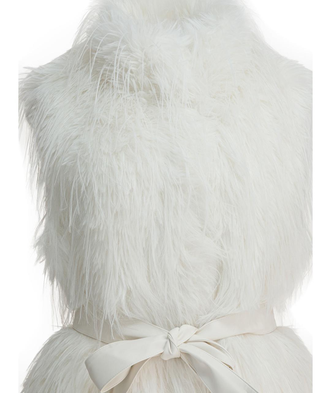 PINKO Белый полиэстеровый жилет, фото 3