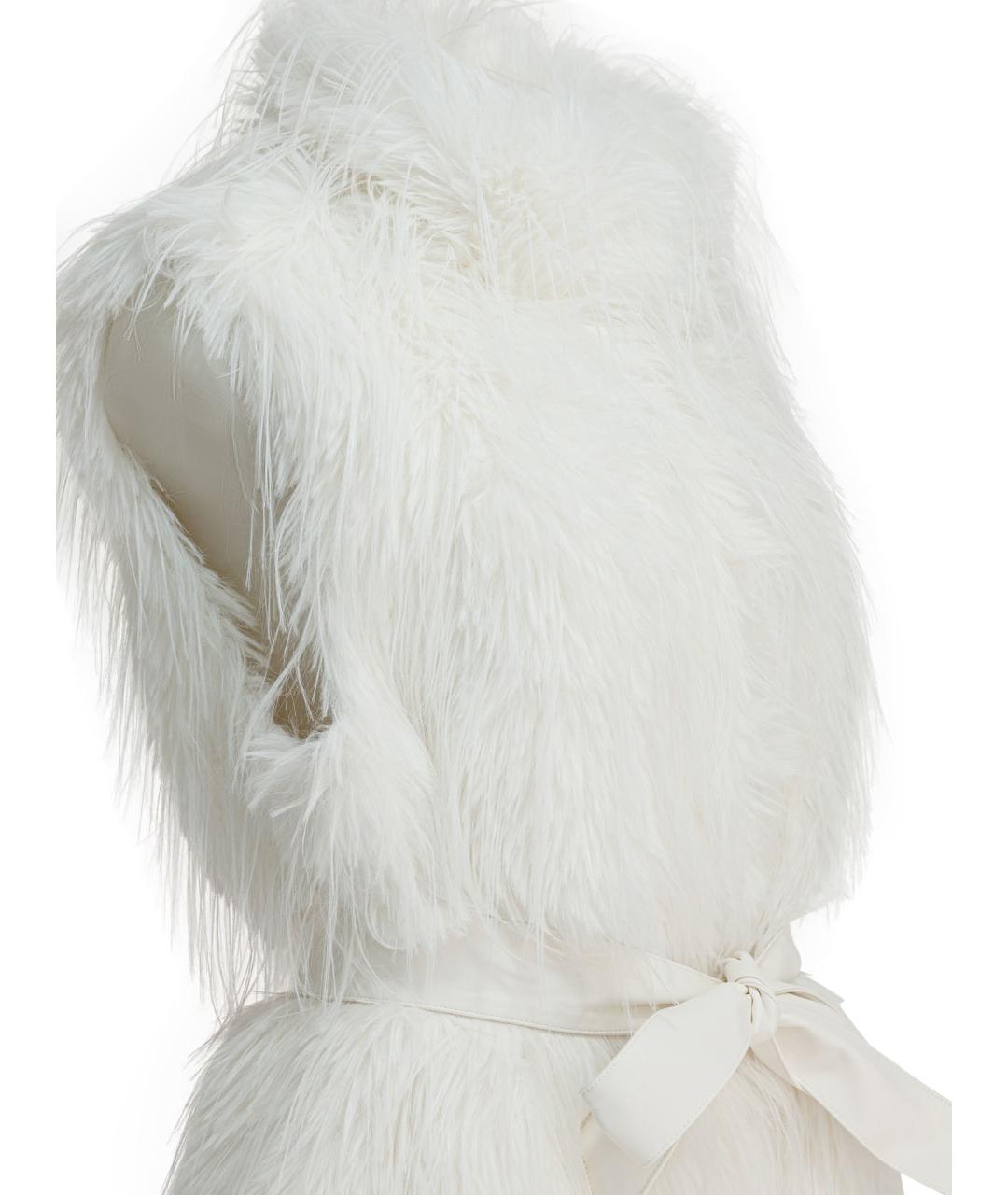 PINKO Белый полиэстеровый жилет, фото 4