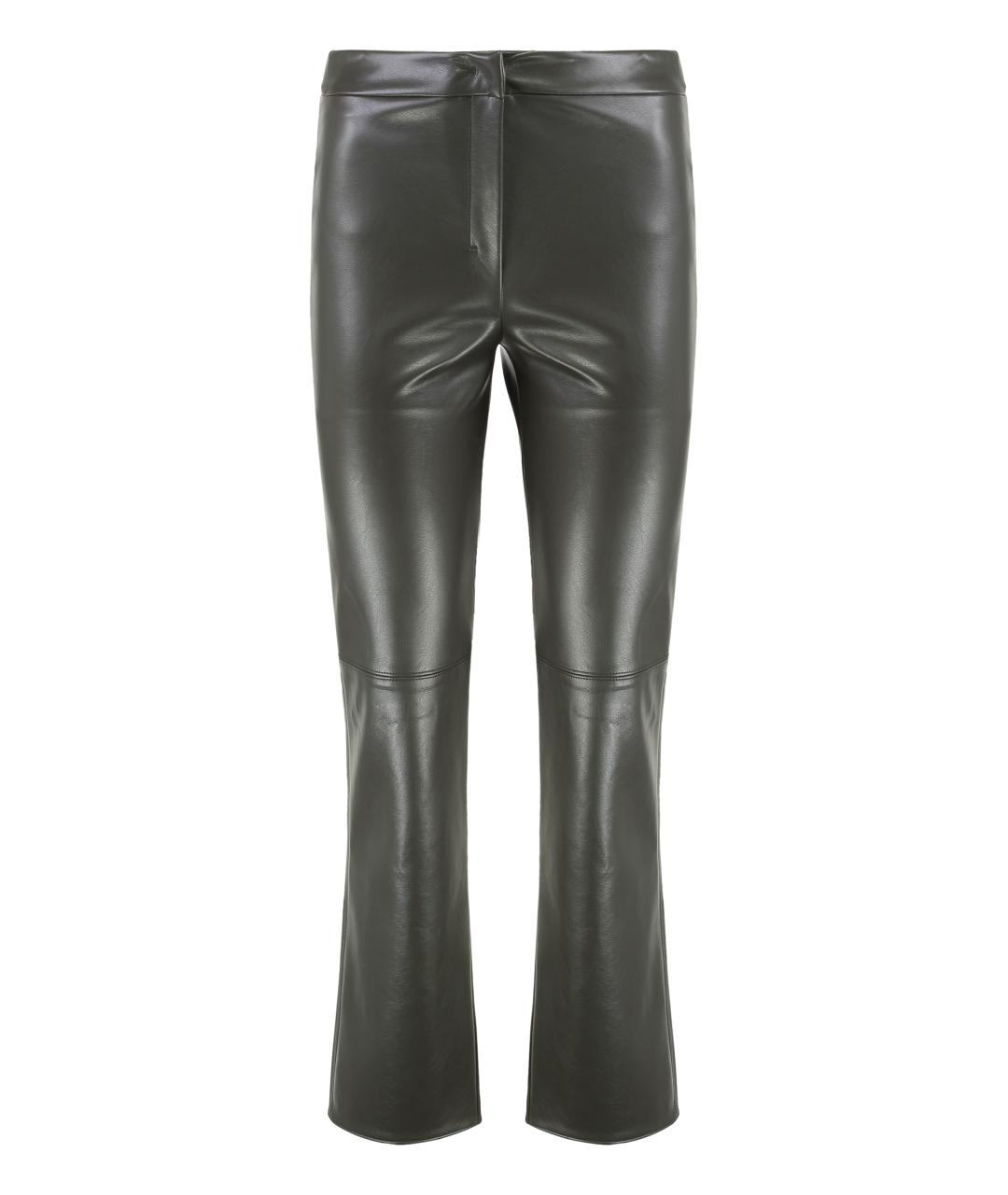 'S MAX MARA Зеленые полиэстеровые брюки узкие, фото 1