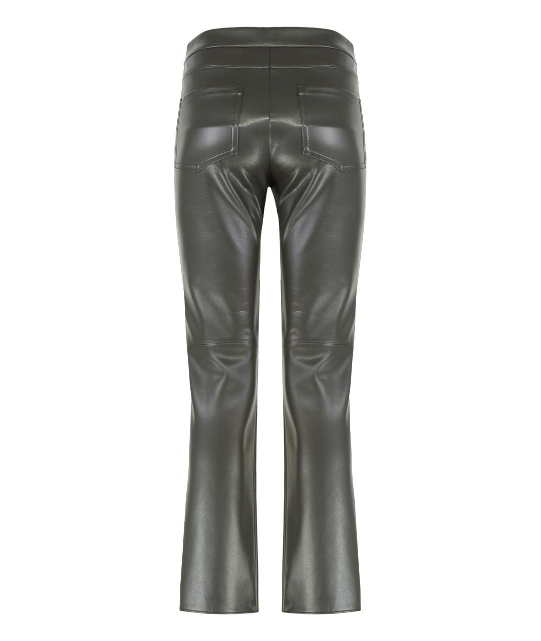 'S MAX MARA Зеленые полиэстеровые брюки узкие, фото 2