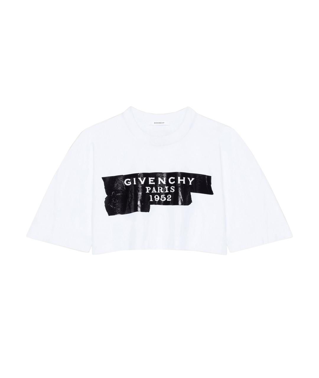 GIVENCHY Белая хлопковая футболка, фото 1
