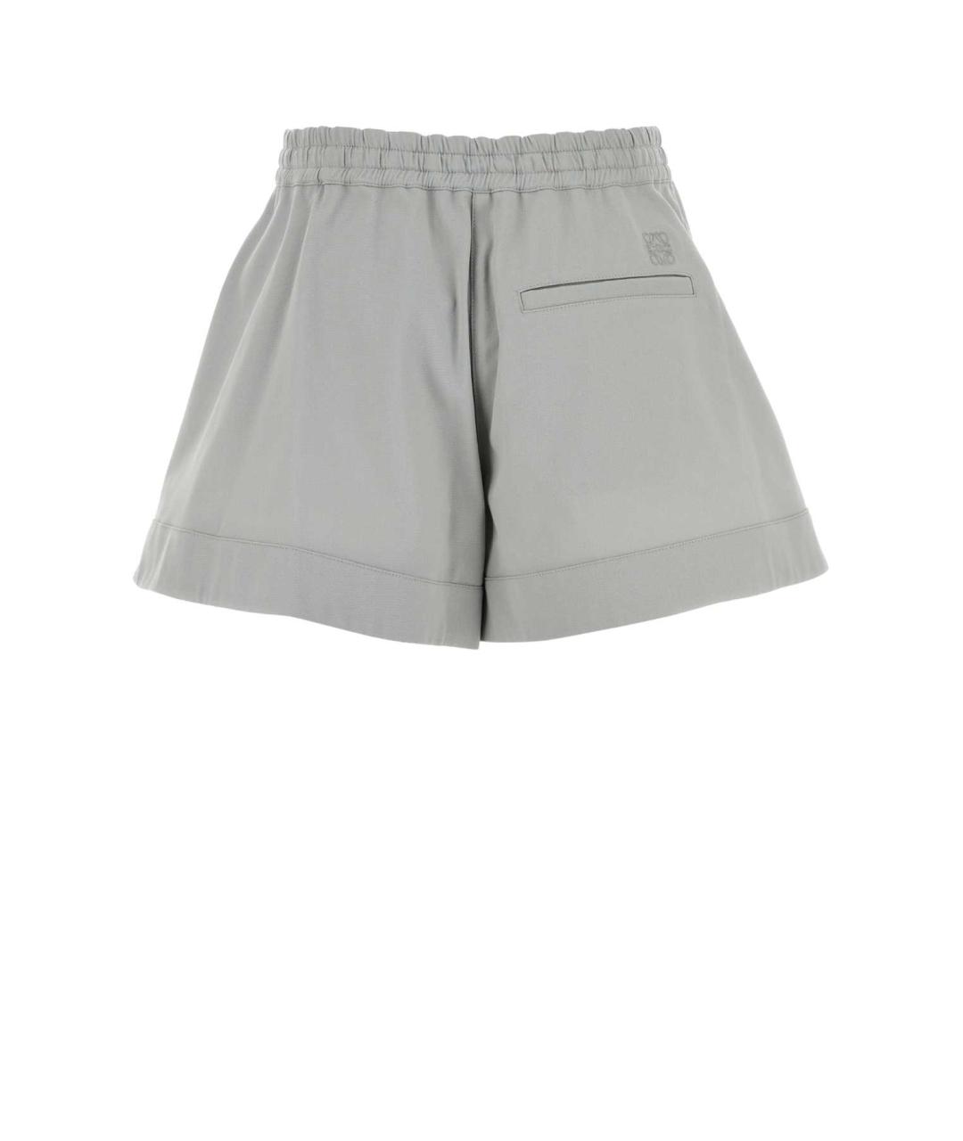 LOEWE Голубые хлопковые шорты, фото 2