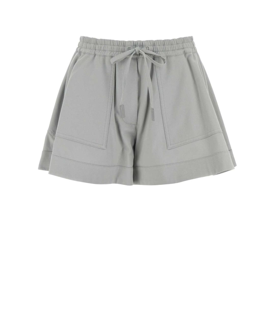 LOEWE Голубые хлопковые шорты, фото 1