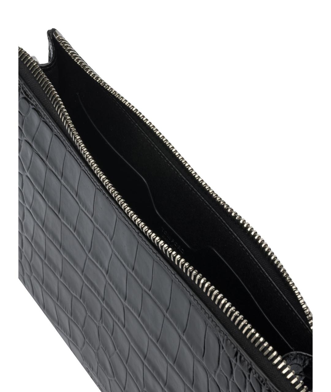 TOM FORD Черный кожаный кошелек, фото 5