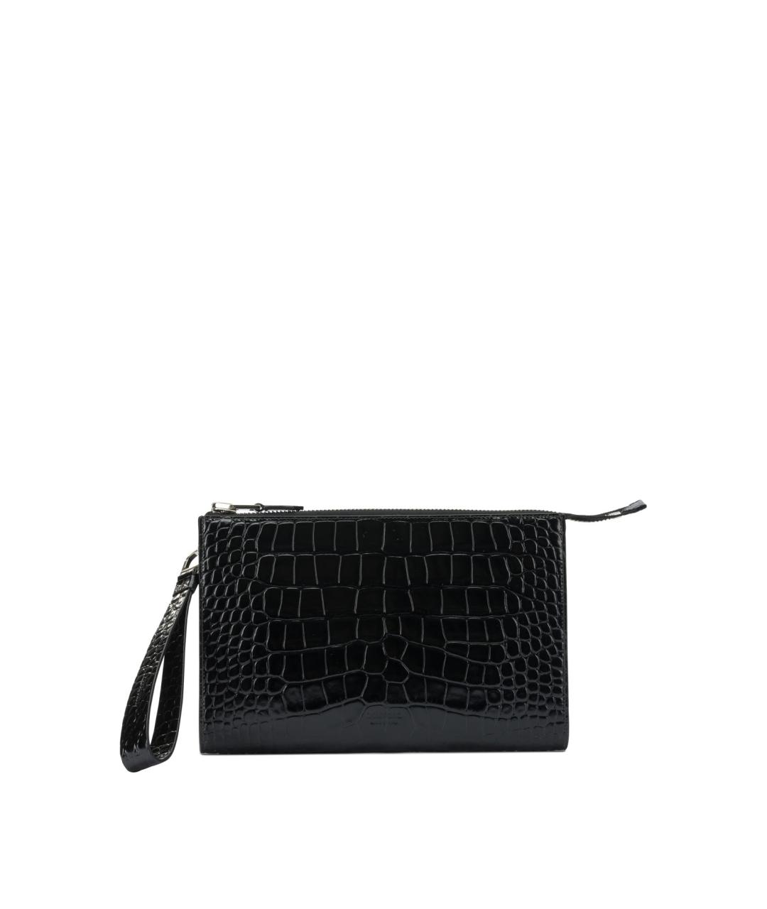 TOM FORD Черный кожаный кошелек, фото 1