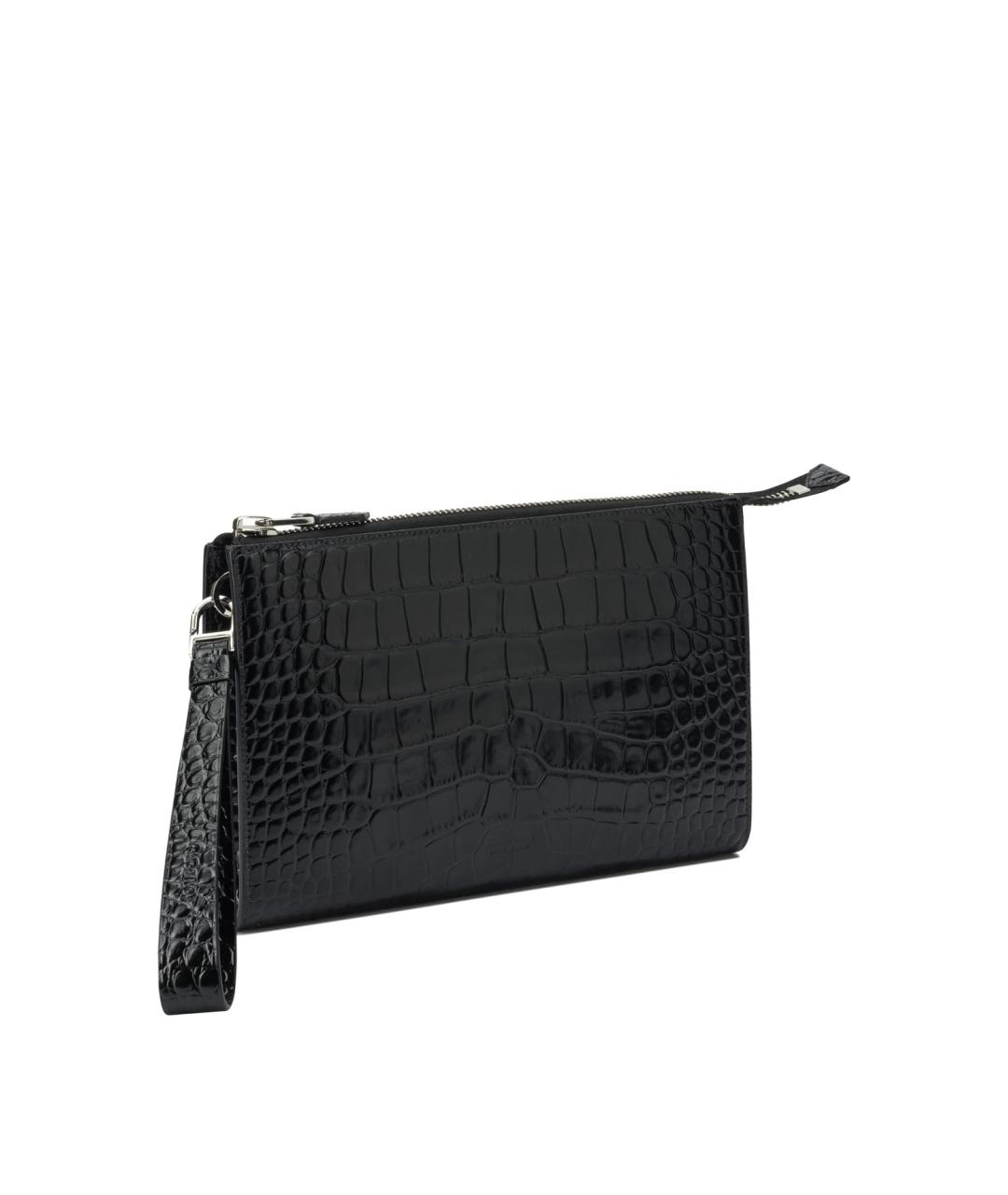 TOM FORD Черный кожаный кошелек, фото 2