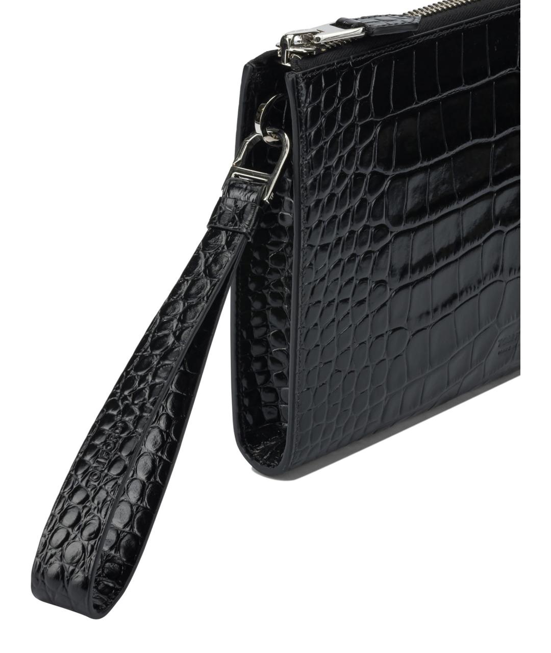 TOM FORD Черный кожаный кошелек, фото 4