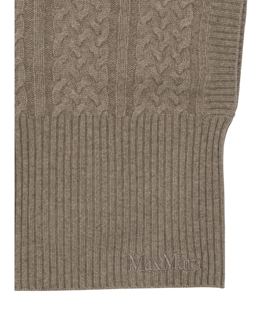 MAX MARA Бежевая кашемировая шапка, фото 4