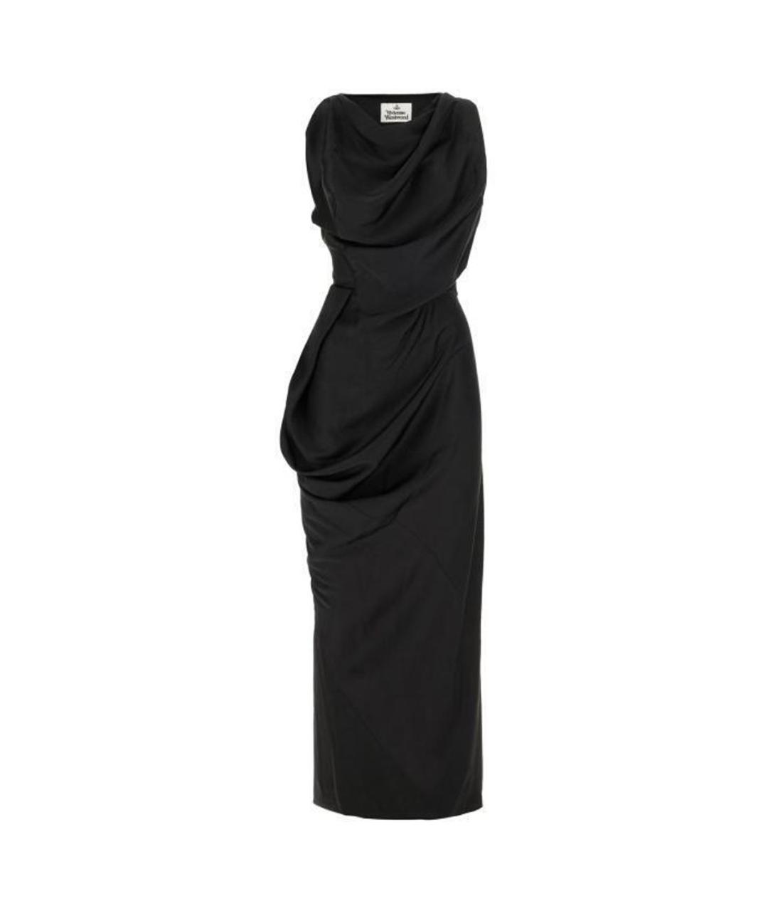 VIVIENNE WESTWOOD Черное полиэстеровое вечернее платье, фото 1