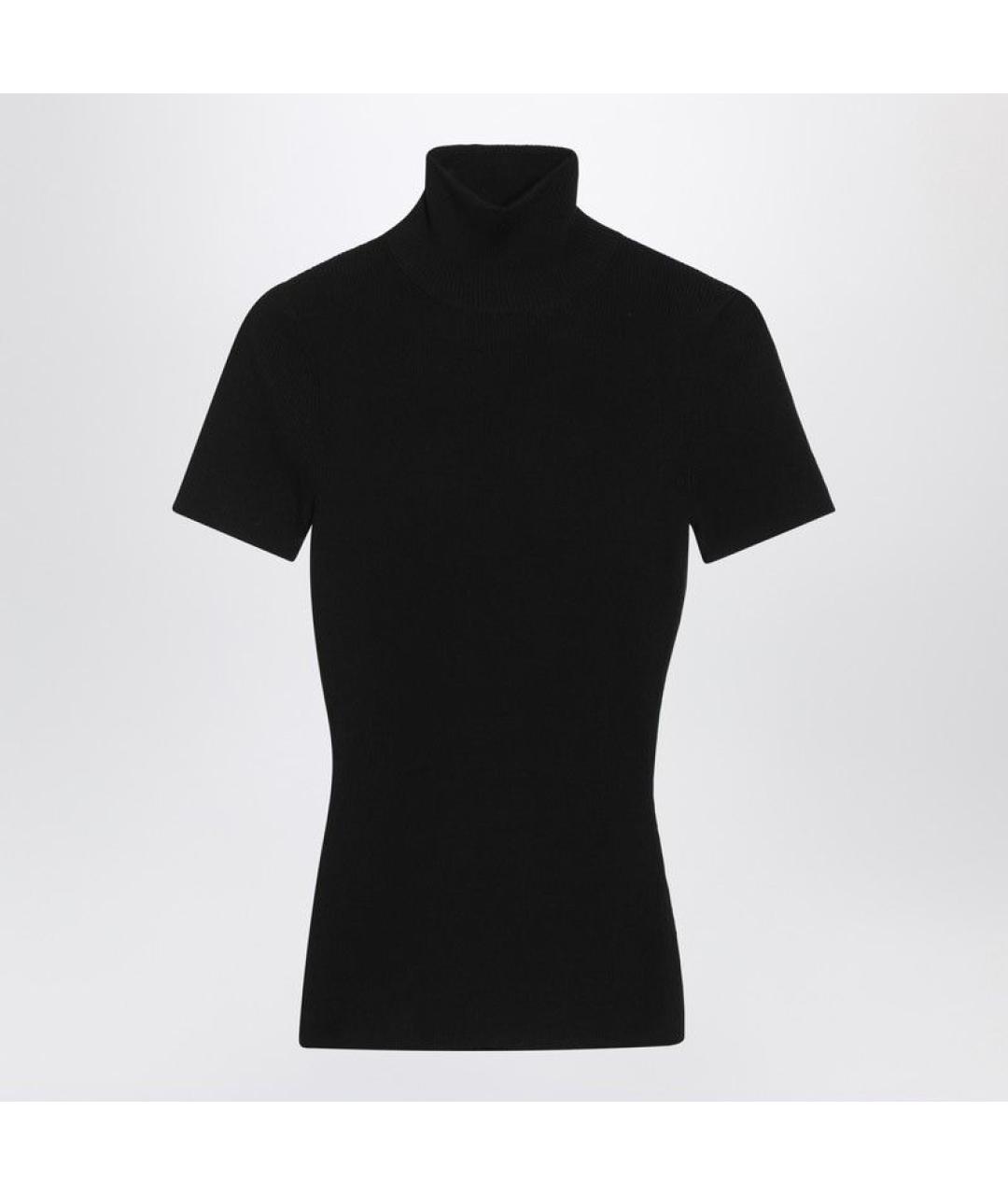 MAX MARA Черный шерстяной джемпер / свитер, фото 3