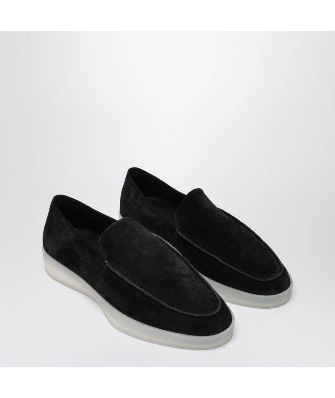 FEAR OF GOD Черные замшевые лоферы, фото 4