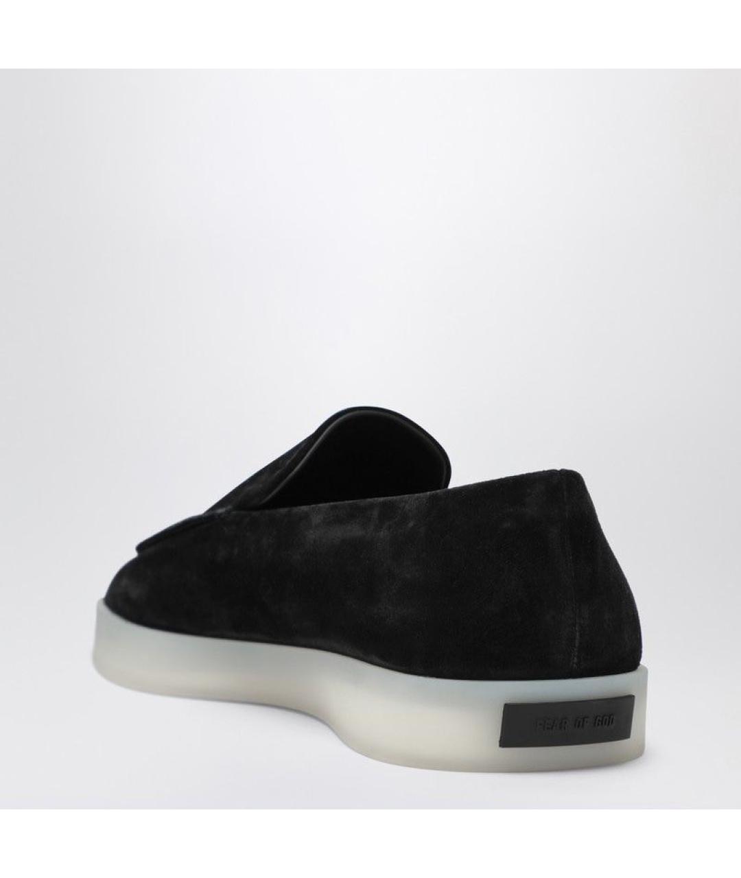 FEAR OF GOD Черные замшевые лоферы, фото 3
