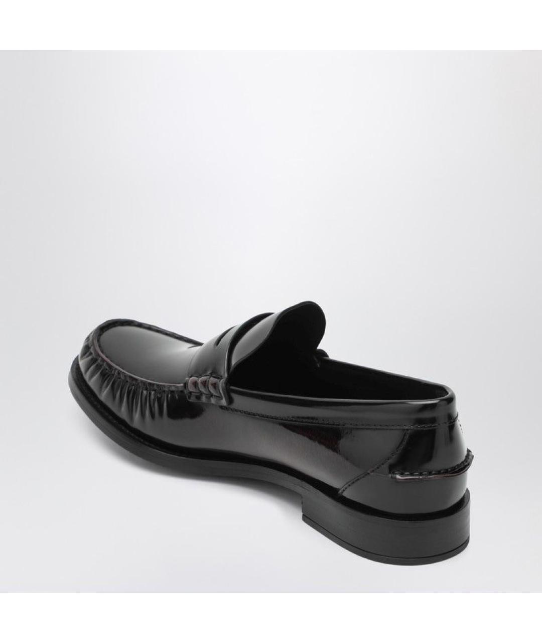 PRADA Коричневые кожаные лоферы, фото 3