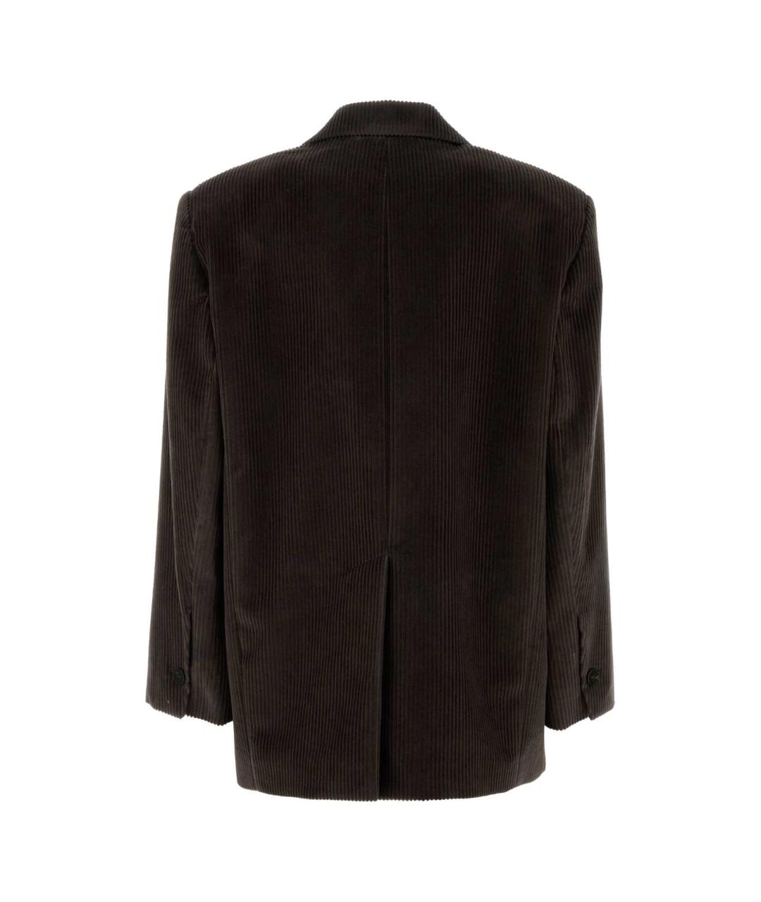 WEEKEND MAX MARA Коричневый хлопковый жакет/пиджак, фото 2
