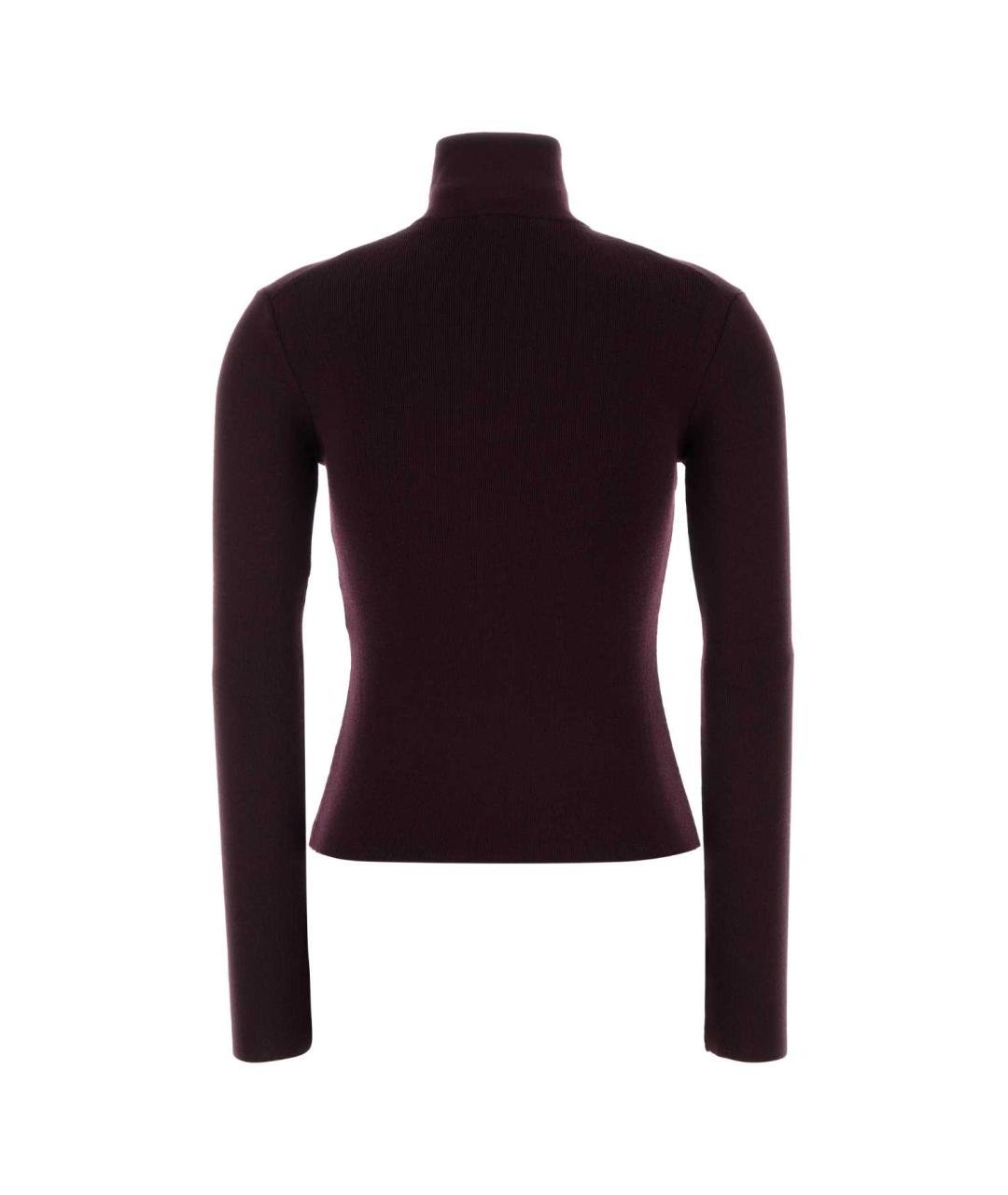 COURREGES Фиолетовый шерстяной джемпер / свитер, фото 2