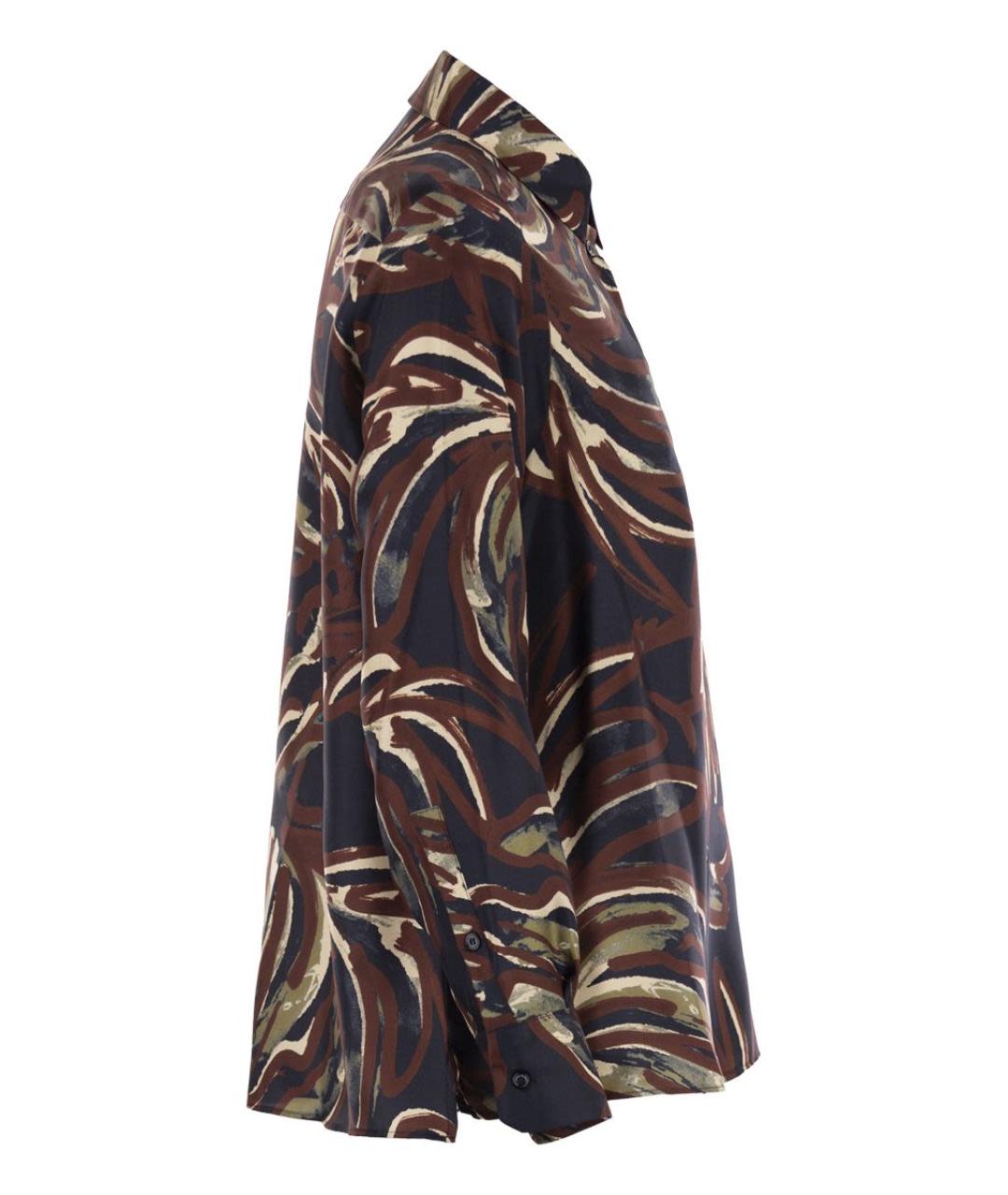 WEEKEND MAX MARA Мульти шелковая рубашка, фото 3