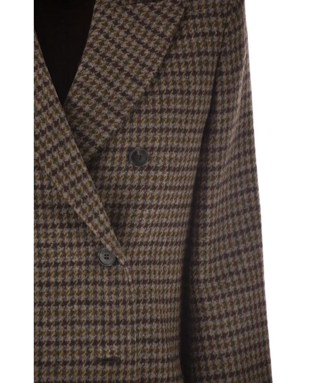 WEEKEND MAX MARA Коричневый шерстяной жакет/пиджак, фото 4