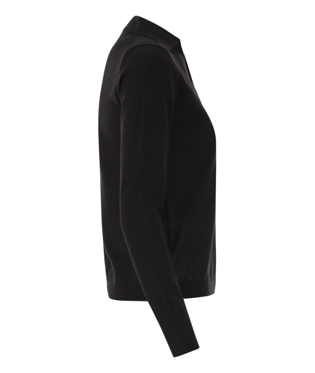 WEEKEND MAX MARA Черный шерстяной джемпер / свитер, фото 3