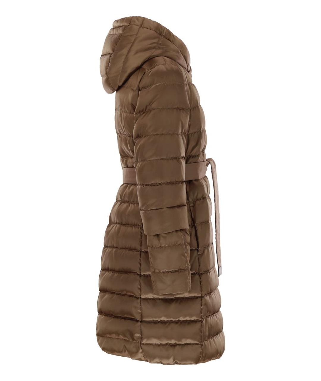 MAX MARA Коричневая полиамидовая куртка, фото 3