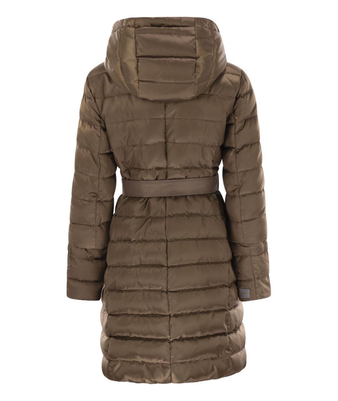 MAX MARA Коричневая полиамидовая куртка, фото 2