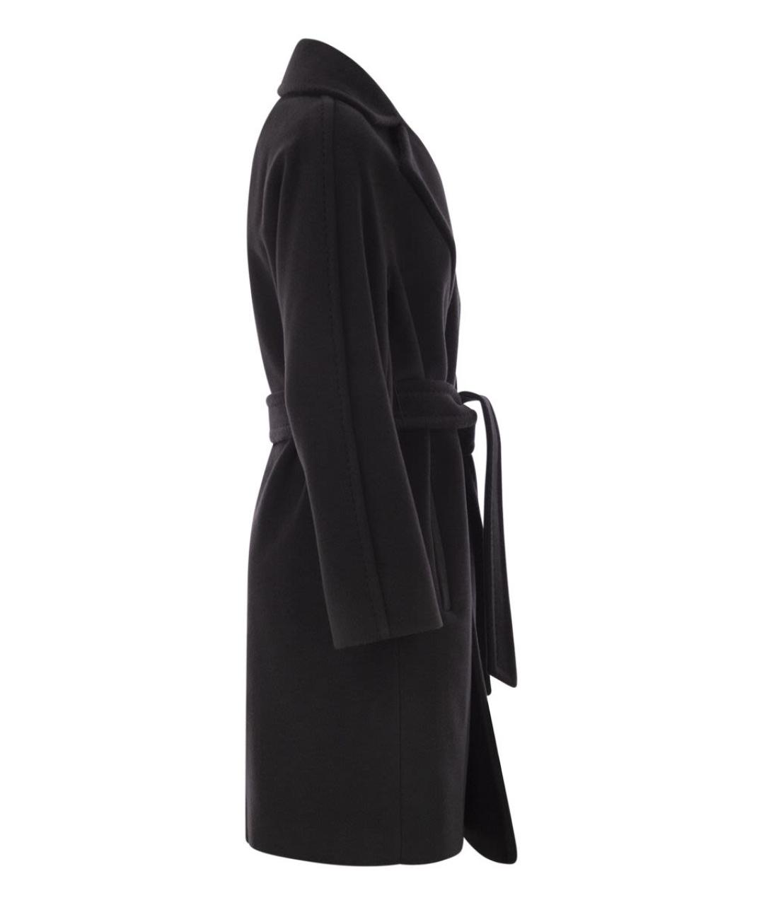 MAX MARA Черное шерстяное пальто, фото 3