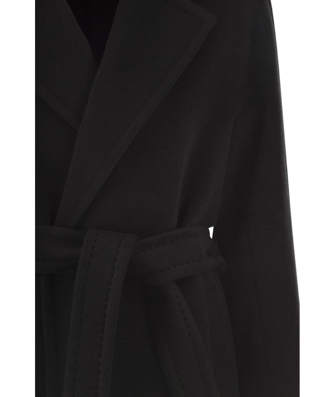 MAX MARA Черное шерстяное пальто, фото 4