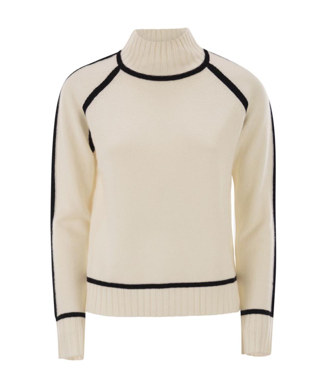 MAX MARA Белый шерстяной джемпер / свитер, фото 1