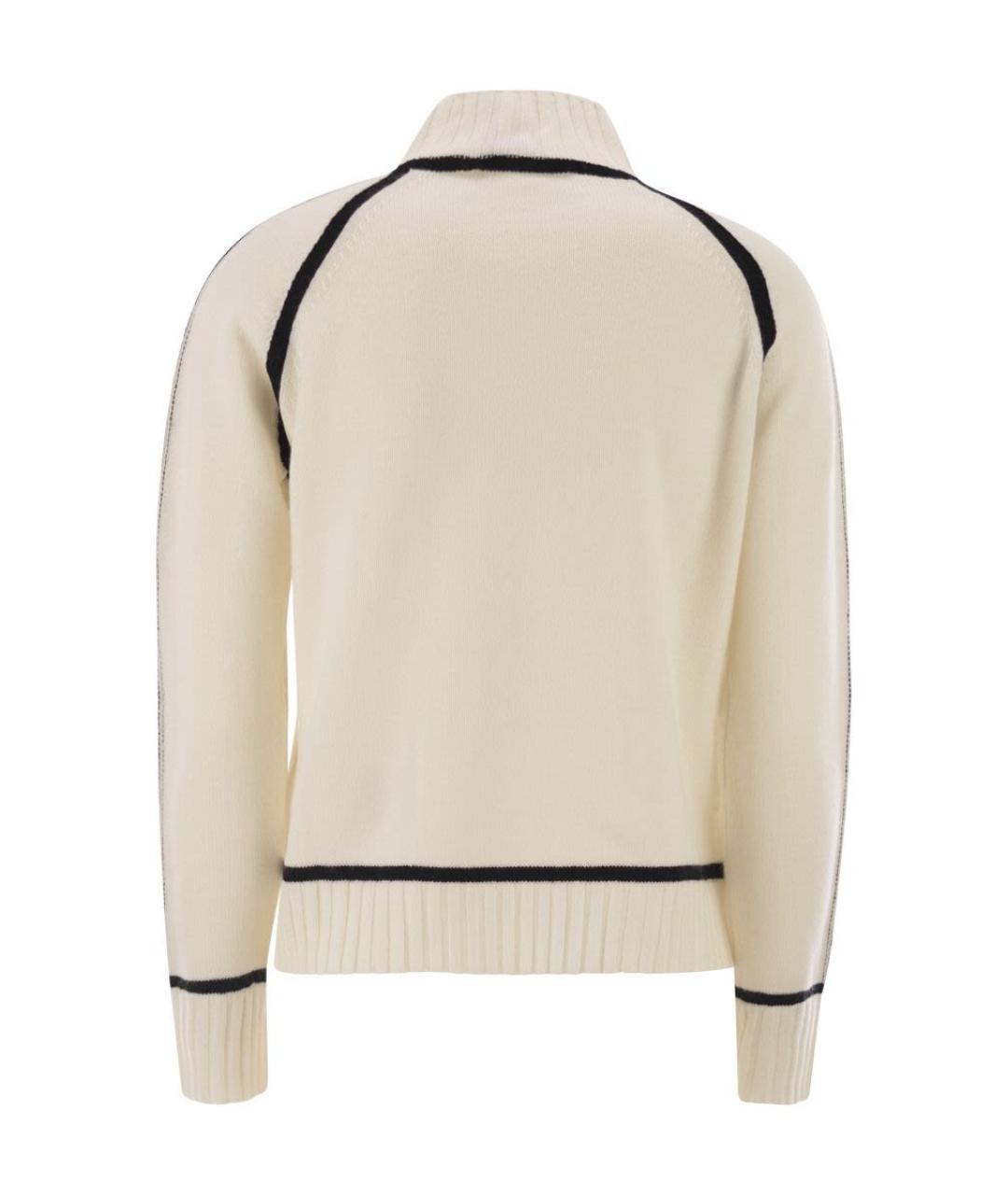 MAX MARA Белый шерстяной джемпер / свитер, фото 2