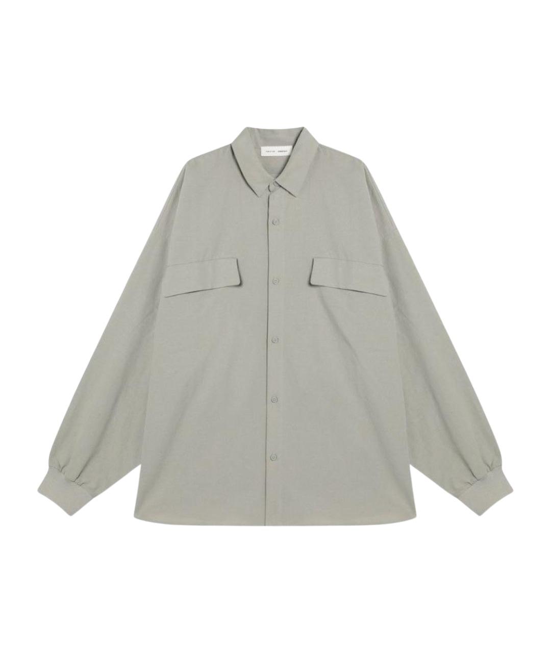 FEAR OF GOD ESSENTIALS Серая хлопковая кэжуал рубашка, фото 1
