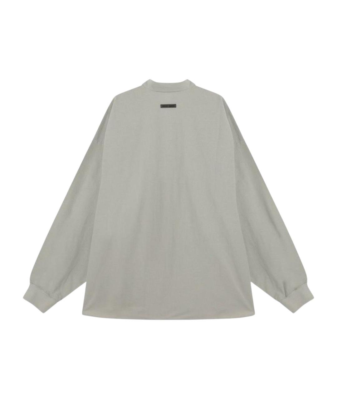 FEAR OF GOD ESSENTIALS Серая хлопковая кэжуал рубашка, фото 2