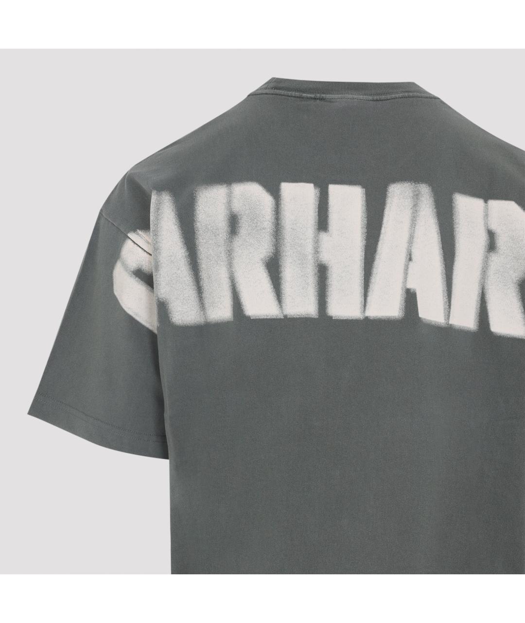 CARHARTT WIP Зеленая хлопковая футболка, фото 3