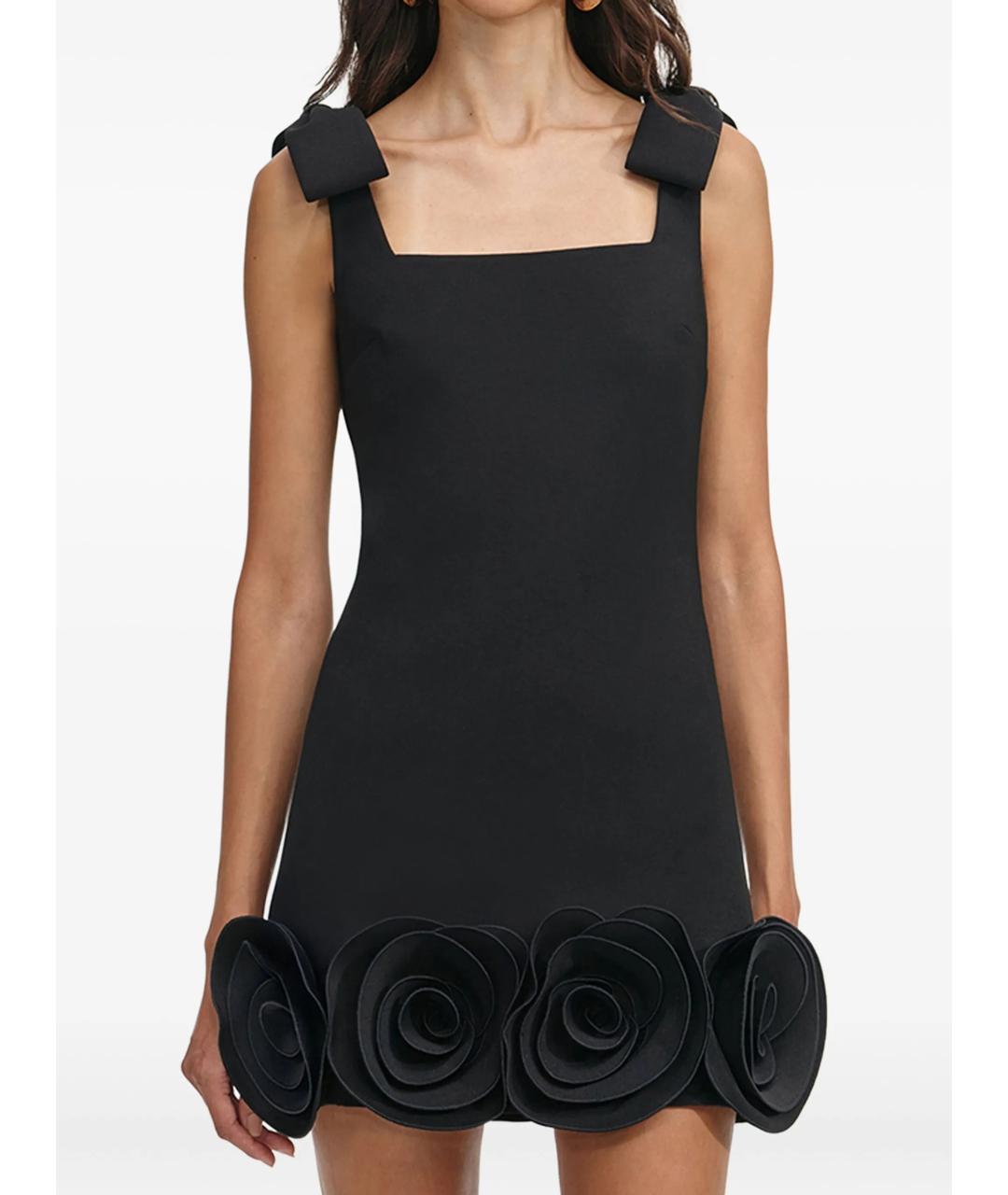 SELF-PORTRAIT Черное полиэстеровое коктейльное платье, фото 4