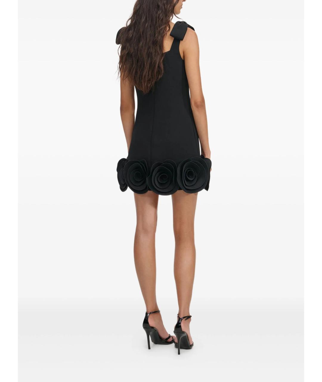 SELF-PORTRAIT Черное полиэстеровое коктейльное платье, фото 3