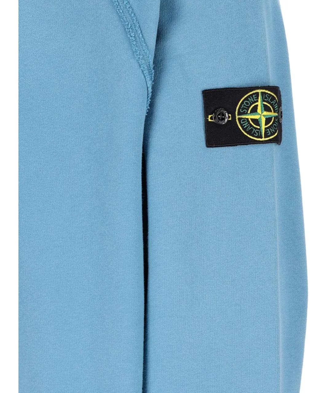 STONE ISLAND Синий хлопковый джемпер / свитер, фото 4