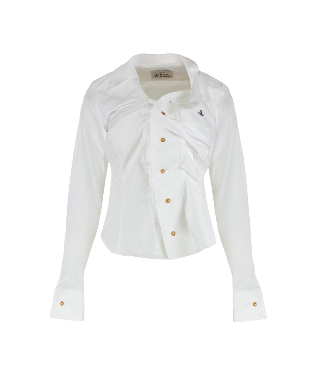 VIVIENNE WESTWOOD Белая хлопковая рубашка, фото 1