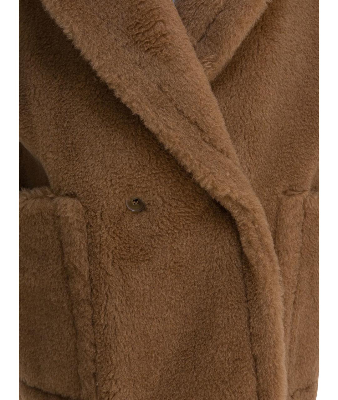 MAX MARA Коричневый шерстяной жилет, фото 3