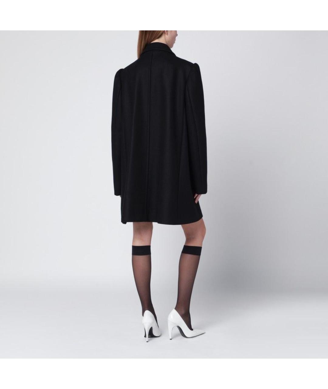 DRIES VAN NOTEN Черное хлопковое пальто, фото 4