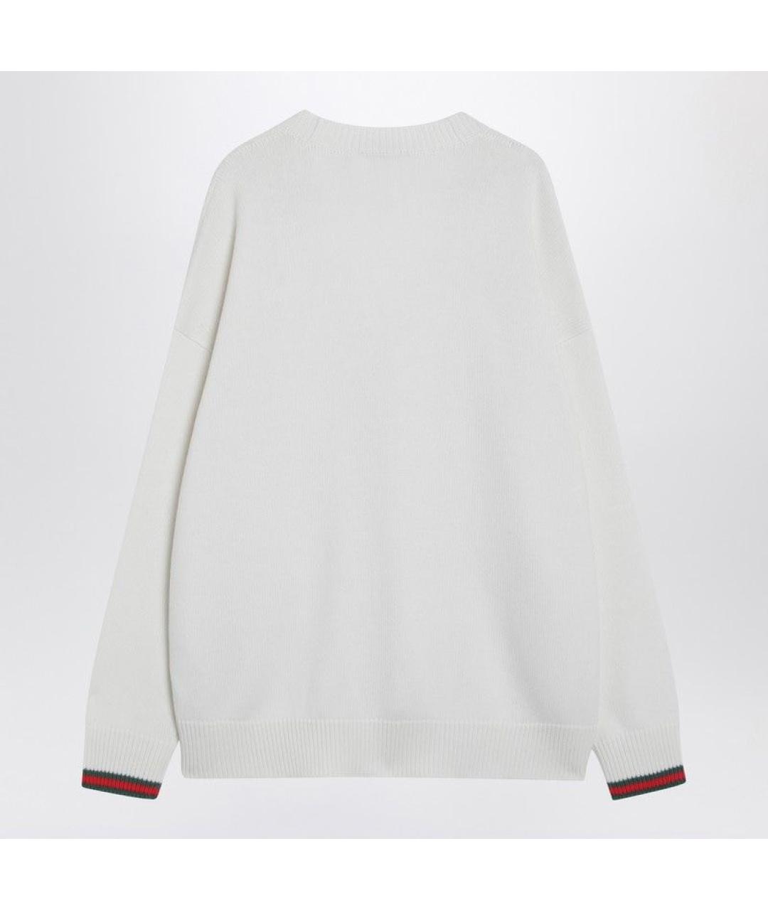 GUCCI Белый кашемировый кардиган, фото 2