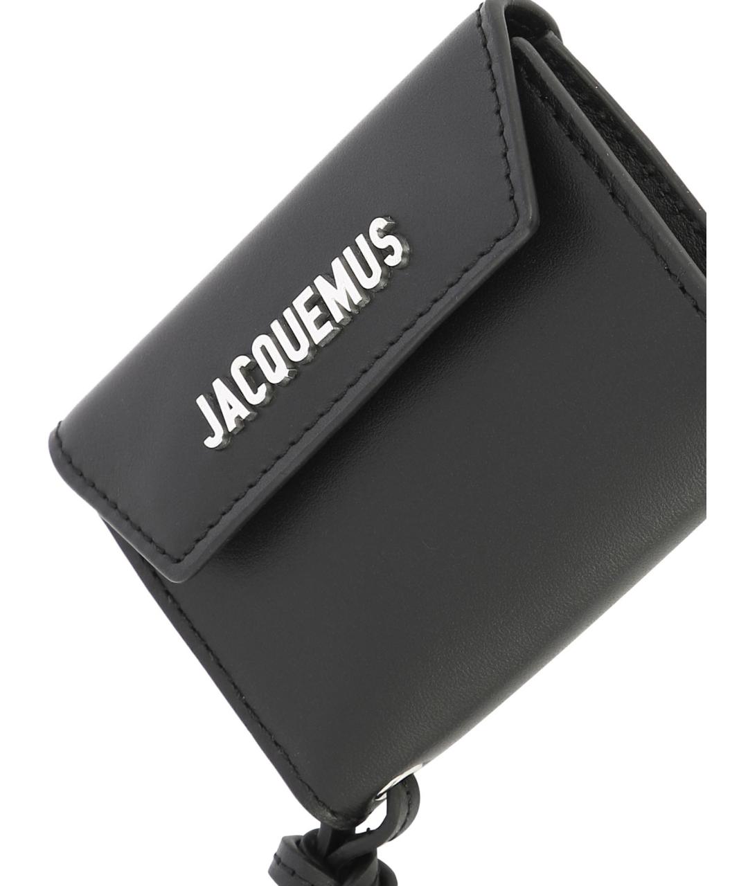 JACQUEMUS Черный кошелек, фото 4