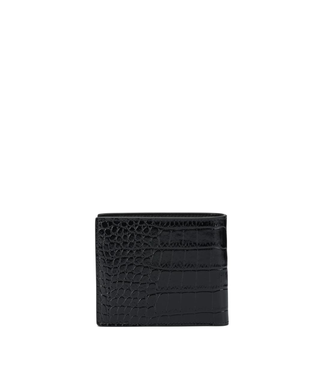 TOM FORD Черный кожаный кошелек, фото 3