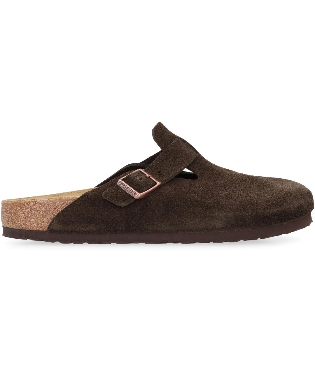 BIRKENSTOCK Коричневые замшевые сандалии, фото 2