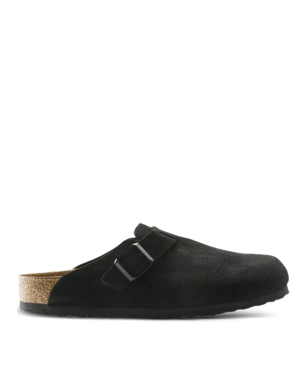 BIRKENSTOCK Черные замшевые сандалии, фото 1