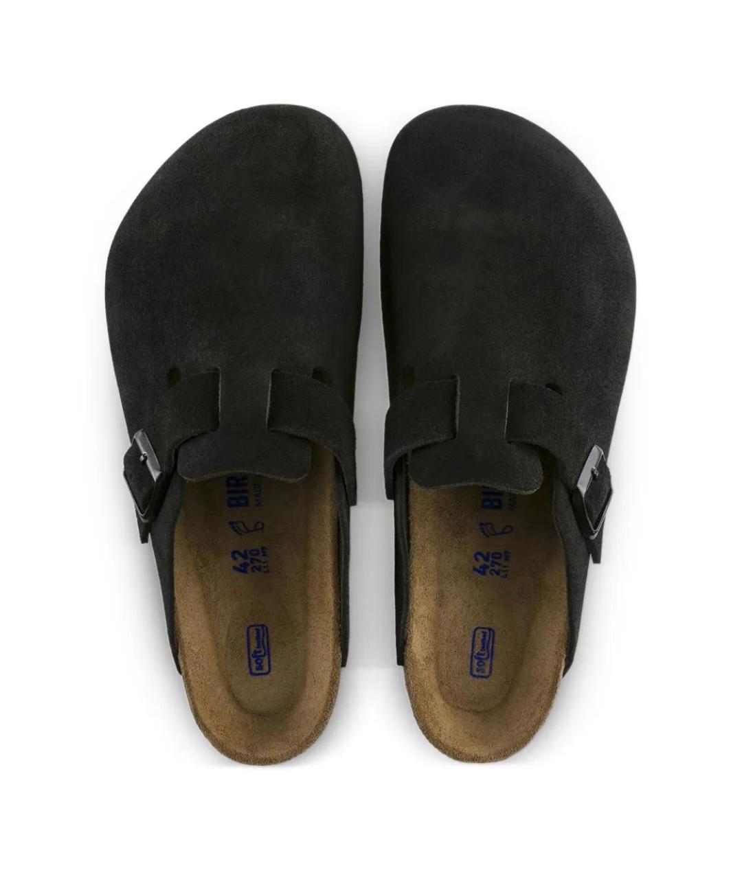 BIRKENSTOCK Черные замшевые сандалии, фото 3