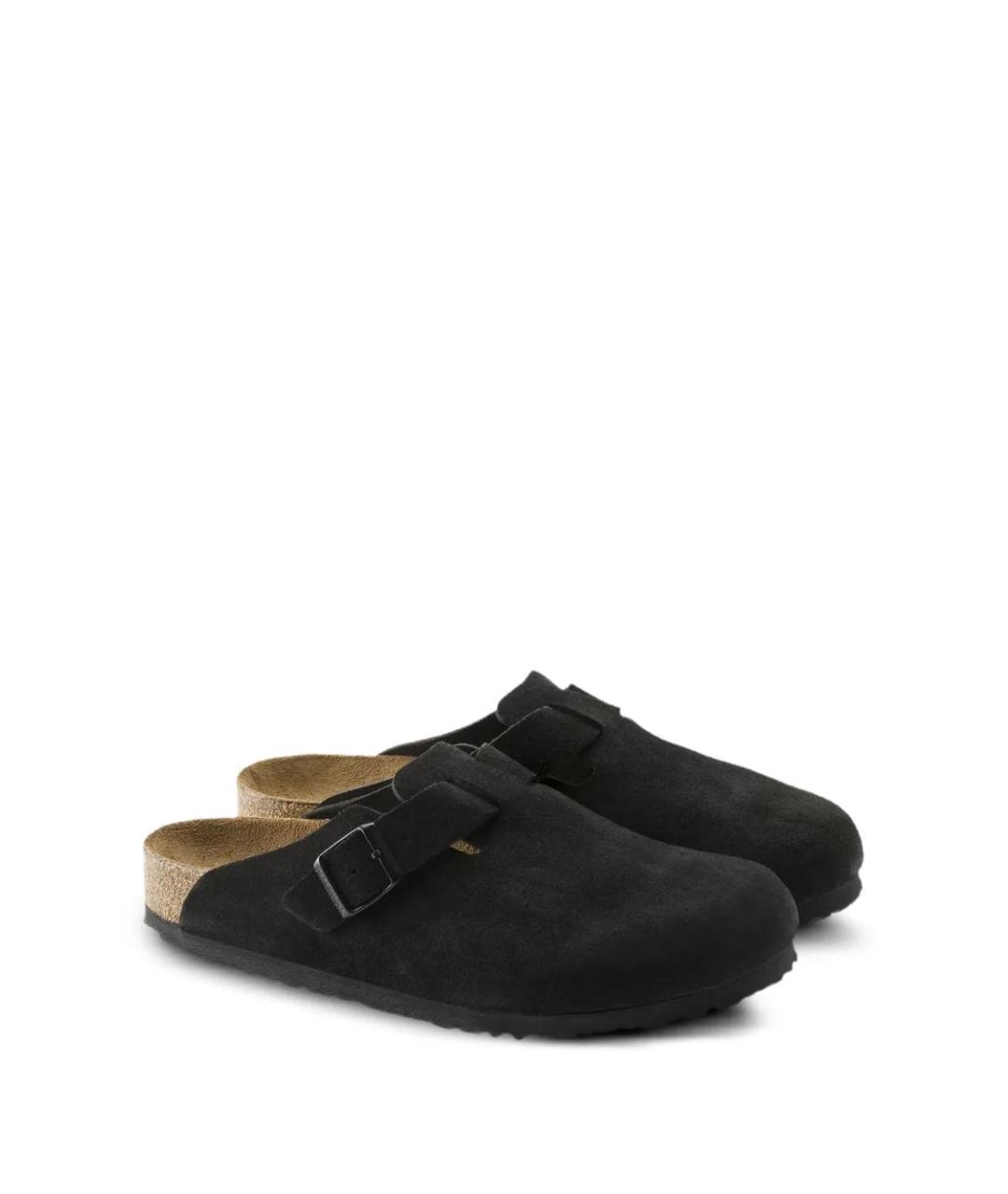 BIRKENSTOCK Черные замшевые сандалии, фото 2