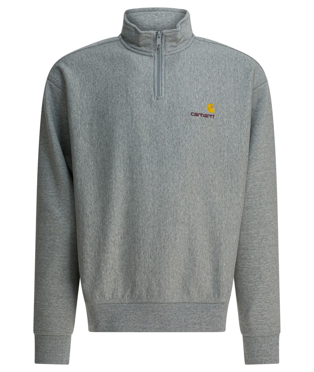 CARHARTT WIP Серый хлопковый джемпер / свитер, фото 1