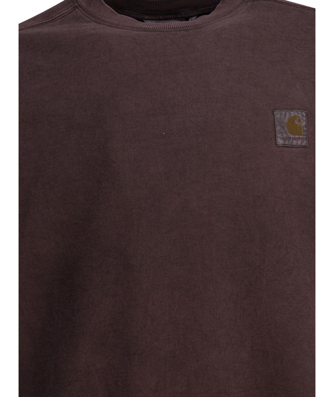CARHARTT WIP Коричневый хлопковый джемпер / свитер, фото 3