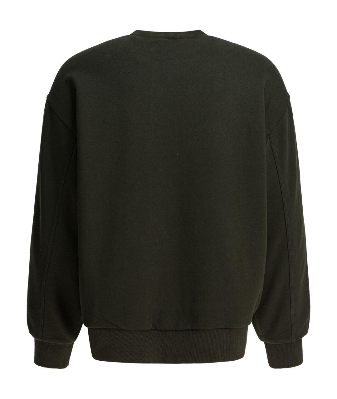 CARHARTT WIP Зеленый хлопковый джемпер / свитер, фото 2