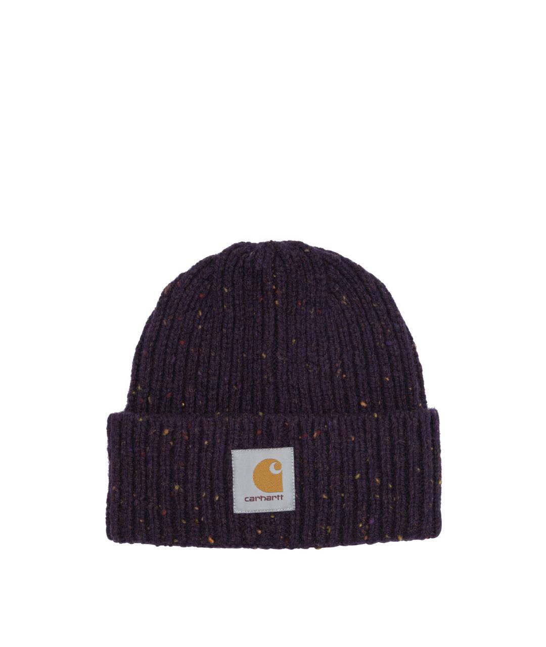 CARHARTT WIP Фиолетовая шерстяная шапка, фото 1