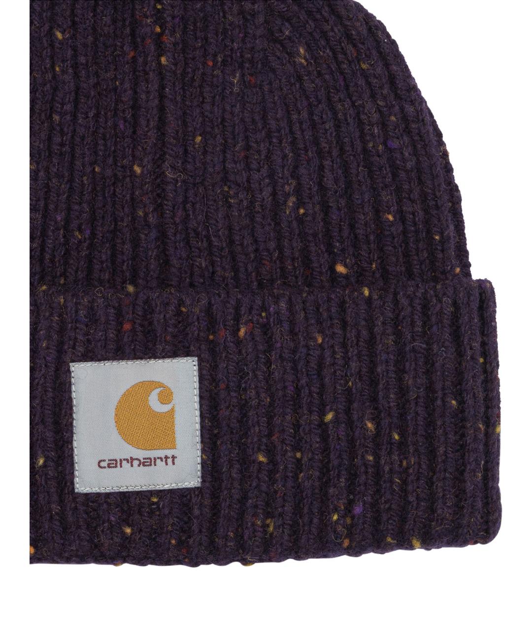 CARHARTT WIP Фиолетовая шерстяная шапка, фото 3