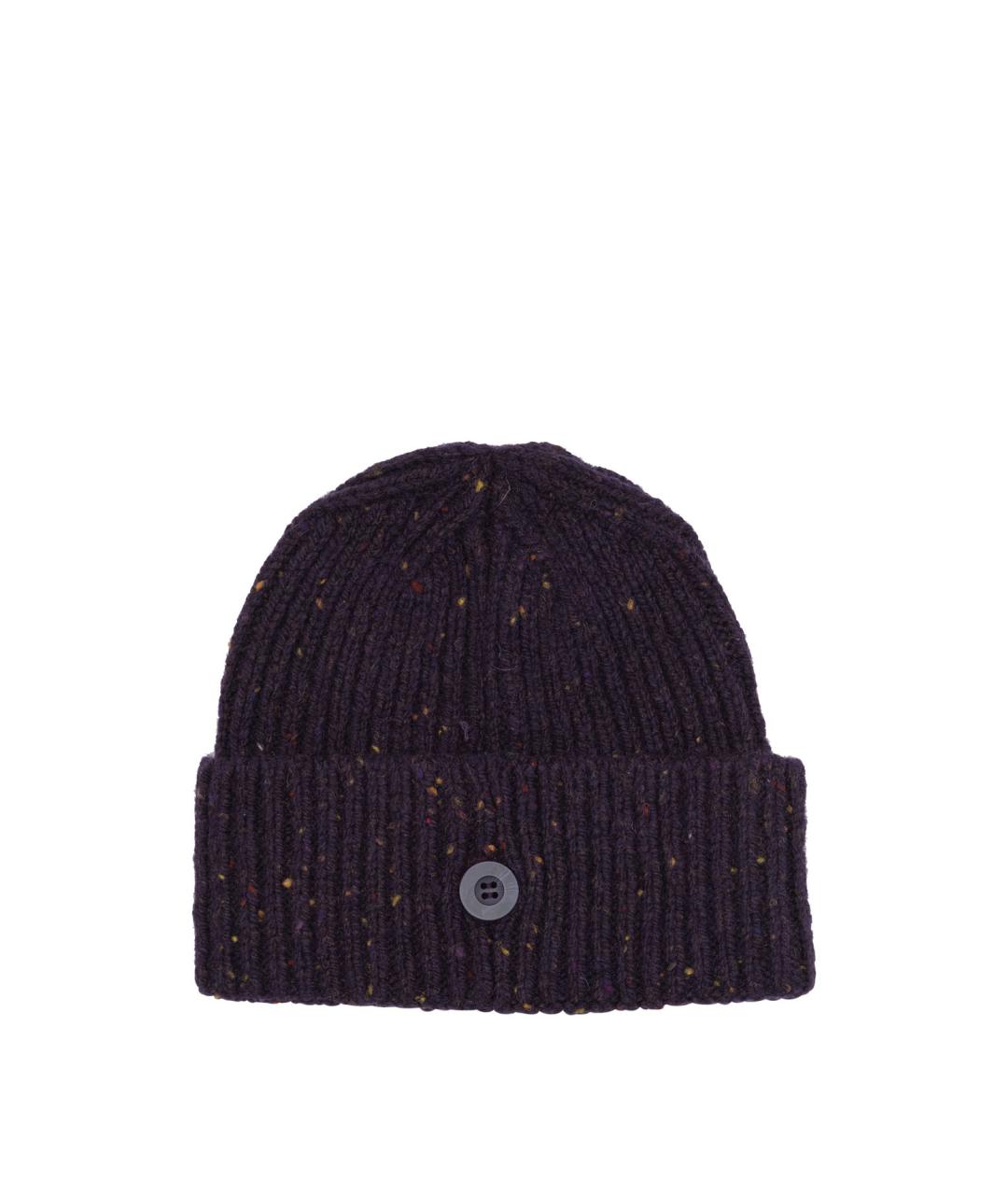 CARHARTT WIP Фиолетовая шерстяная шапка, фото 2